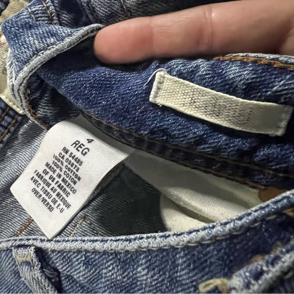 American Eagle The Artist Low Rise Jeans Y2K style Flare Leg - Picture 3 of 9